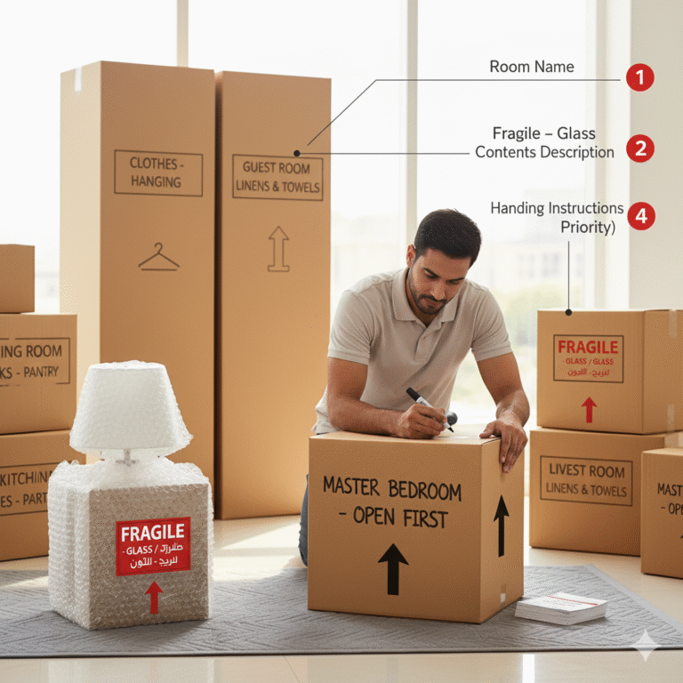 كيفية تغليف العفش بشكل صحيح