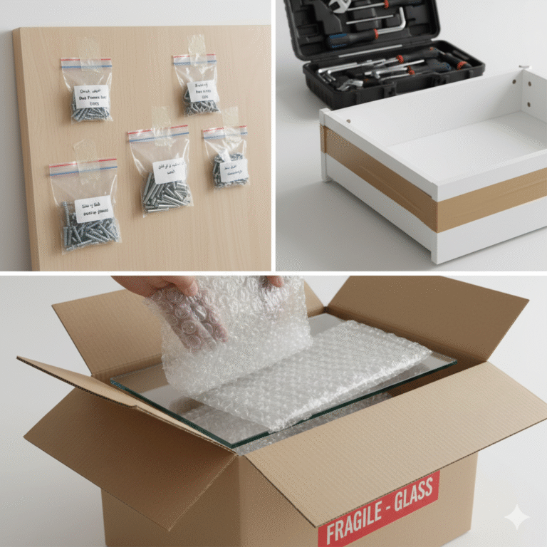 كيفية فك وتركيب أثاث للنقل