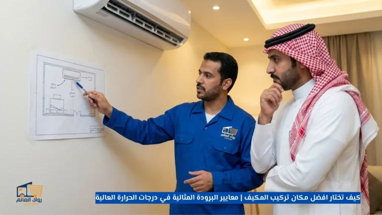 افضل مكان تركيب المكيف